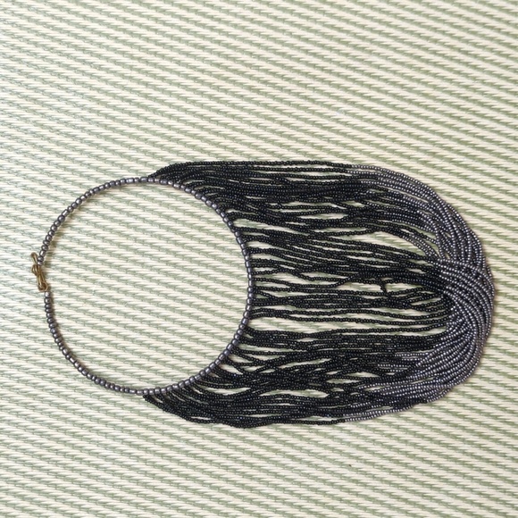 Beaded fringe choker - Picture 1 of 3